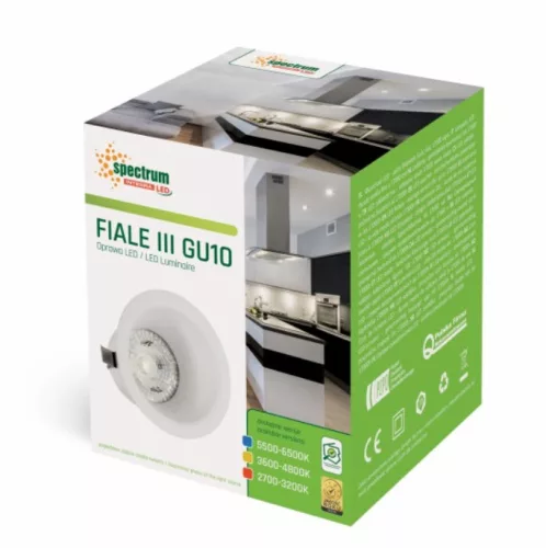 [OUTLET] FIALE III IP20 70mm Kerek / max 10W