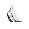 FIALE COMFORT ANTI - GLARE GU10 250V IP20 FI85X50MM WHITE ROUND, REFLECTOR SILVER, ADJUSTABLE