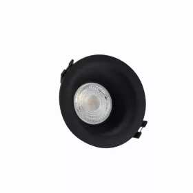 FIALE V BASIC GU10 IP20 FI86X41MM BLACK ROUND