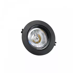 MDD MAXI PC UNO ROUND AR111 GU10 X 1 IP20 FI165x41MM Fekete