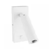 MADARA SLIM MR11 SWITCH SCONCE 230V IP20 38x95 + base140x60x25 WHITE