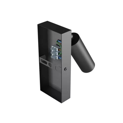 MADARA SLIM MR11 SWITCH SCONCE 230V IP20 38x95 + base140x60x25 BLACK