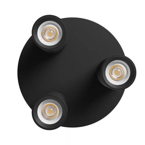 MADARA ALTRO ROUND 3xGU10 230V IP20 220X134MM BLACK