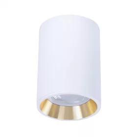   CHLOE MINI IP20 kerek, ház fehér, gyűrű arany, perem fehér