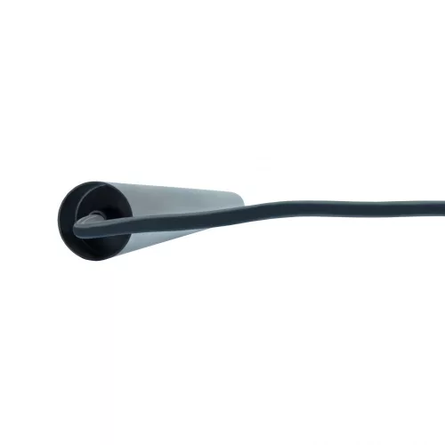 CHLOE SLIM GU11/MR11 SUSPENDED FOR TRACK 3F 250V IP20 40X500+1M WIRE, BLACK, ADJUSTABLE BEAM ANGLE