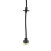 CHLOE SLIM GU11/MR11 SUSPENDED FOR TRACK 3F 250V IP20 40X500+1M WIRE, BLACK, ADJUSTABLE BEAM ANGLE