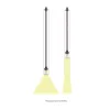 CHLOE SLIM GU11/MR11 SUSPENDED FOR TRACK 3F 250V IP20 40X500+1M WIRE, BLACK, ADJUSTABLE BEAM ANGLE
