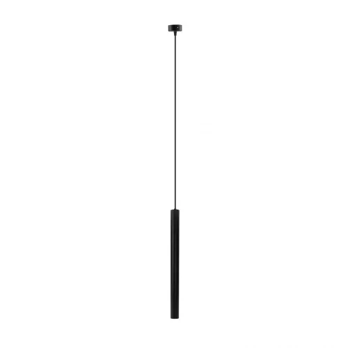 CHLOE SLIM GU11/MR11 SUSPENDED BASE 250V IP20 40X500+1M WIRE, BLACK, ADJUSTABLE BEAM ANGLE