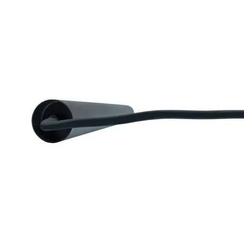 CHLOE SLIM GU11/MR11 SUSPENDED BASE 250V IP20 40X500+1M WIRE, BLACK, ADJUSTABLE BEAM ANGLE