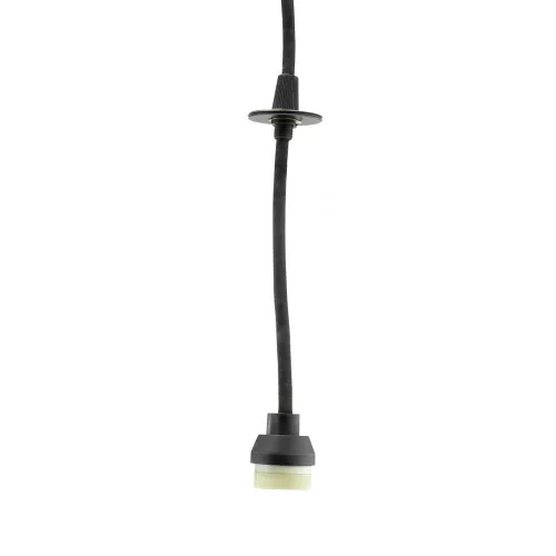CHLOE SLIM GU11/MR11 SUSPENDED BASE 250V IP20 40X500+1M WIRE, BLACK, ADJUSTABLE BEAM ANGLE