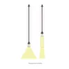 CHLOE SLIM GU11/MR11 SUSPENDED BASE 250V IP20 40X500+1M WIRE, BLACK, ADJUSTABLE BEAM ANGLE