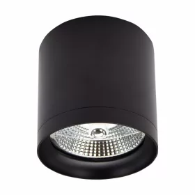 CHLOE AR111 ANTI-GLARE  GU10 230V IP20 118x110mm BLACK ROUND