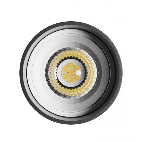 CHLOE VARIOSA GU10 SURFACE MOUNTED GU10 230V IP20 55x100MM BLACK ROUND