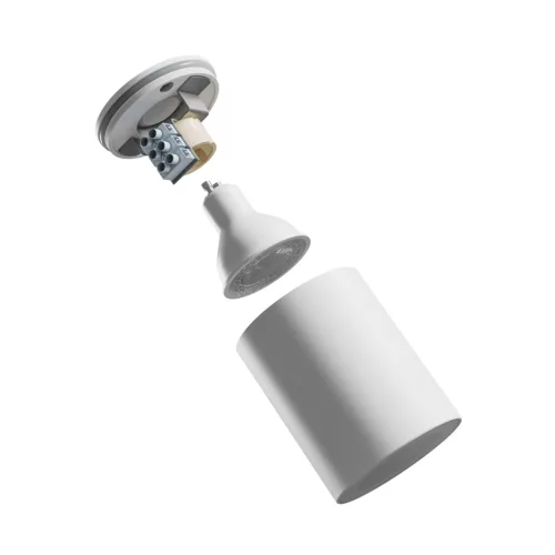 CHLOE GU10 GU10 250V IP44 70X90MM WHITE ROUND