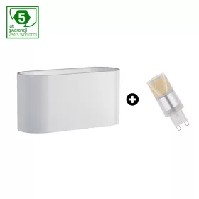 Set 5y warranty - SQUALLA G9 white + LED G9 4W CW