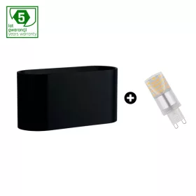 Set 5y warranty - SQUALLA G9 black + LED G9 4W CW