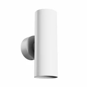   SQUALLA VARIOSA TUBO 2XGU10 SCONCE 230V IP20 55X160X90MM WHITE ROUND