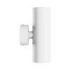 SQUALLA VARIOSA TUBO 2XGU10 SCONCE 230V IP20 55X160X90MM WHITE ROUND