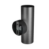 SQUALLA VARIOSA TUBO 2XGU10 SCONCE 230V IP20 55X160X90MM BLACK ROUND
