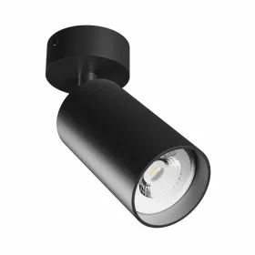   SQUALLA VARIOSA GU10 SCONCE 230V IP20 55x100x165MM BLACK ROUND