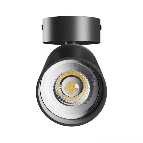 SQUALLA VARIOSA GU10 SCONCE 230V IP20 55x100x165MM BLACK ROUND