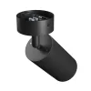 SQUALLA VARIOSA GU10 SCONCE 230V IP20 55x100x165MM BLACK ROUND