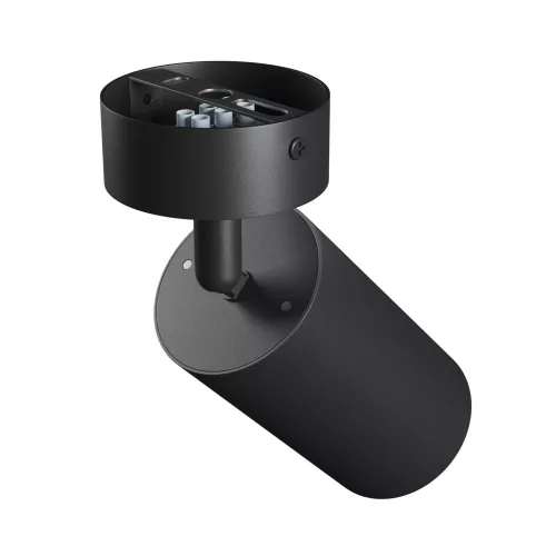 SQUALLA VARIOSA GU10 SCONCE 230V IP20 55x100x165MM BLACK ROUND