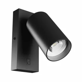   SQUALLA VARIOSA SWITCH GU10 SCONCE 230V IP20 55x100MM BLACK ROUND