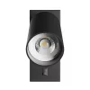 SQUALLA VARIOSA SWITCH GU10 SCONCE 230V IP20 55x100MM BLACK ROUND