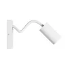 SQUALLA VARIOSA FLEXI SWITCH GU10 SCONCE 230V IP20 55x100x410MM WHITE ROUND