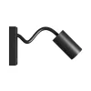 SQUALLA VARIOSA FLEXI SWITCH GU10 SCONCE 230V IP20 55x100x410MM BLACK ROUND