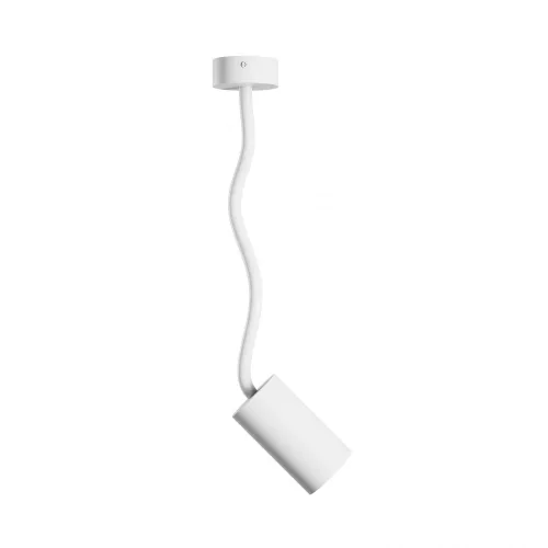 VARIOSA FLEXI GU10 BASE 230V IP20 55x100x410MM WHITE ROUND