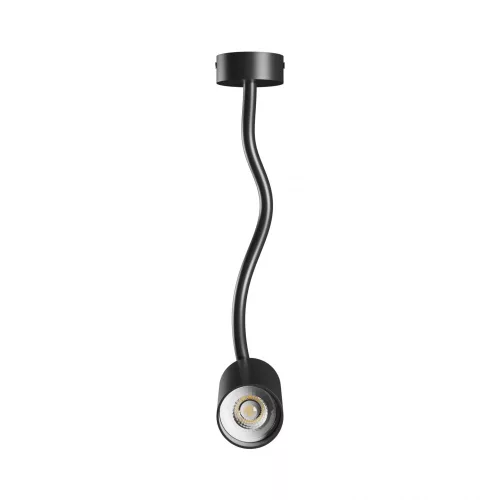 VARIOSA FLEXI GU10 BASE 230V IP20 55x100x410MM BLACK ROUND