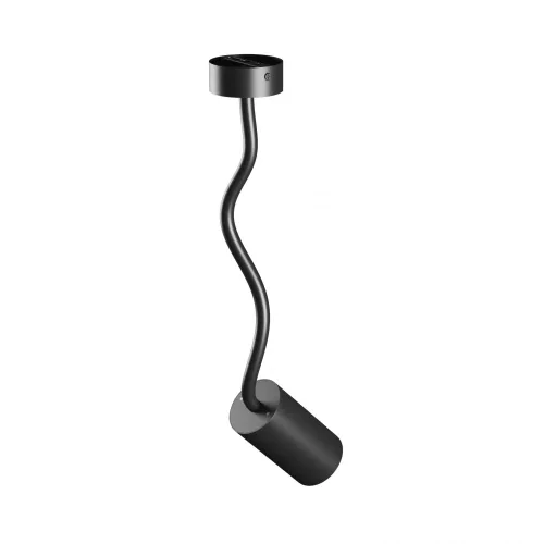 VARIOSA FLEXI GU10 BASE 230V IP20 55x100x410MM BLACK ROUND