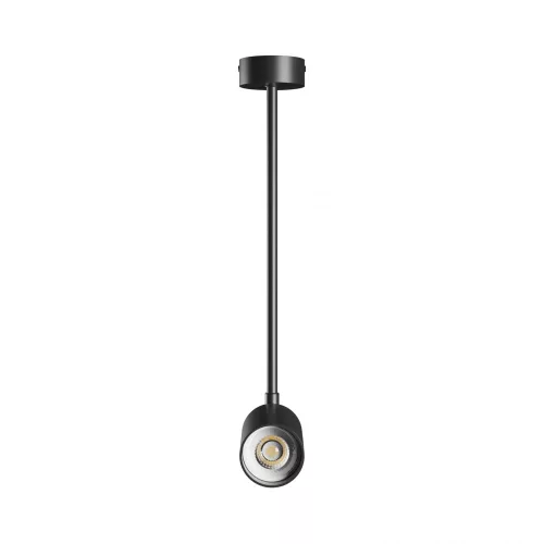 VARIOSA GU10 BASE 230V IP20 55X100X450MM BLACK ROUND