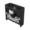 LUNARIX SCONCE 2W CCT 230V IP54 Ra90 110x100x40mm BLACK, up/down light