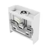 LUNARIX SCONCE 2W CCT 230V IP54 Ra90 110x100x40mm WHITE, up/down light