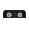 LUNARIX 2 SCONCE 4W CCT 230V IP54 RA90 110X110X40 MM BLACK, UP/DOWN LIGHT