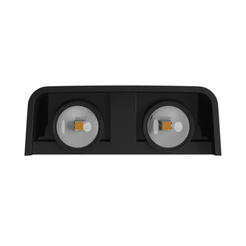 LUNARIX 2 SCONCE 4W CCT 230V IP54 RA90 110X110X40 MM BLACK, UP/DOWN LIGHT
