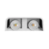 LUNARIX 2 SCONCE 4W CCT 230V IP54 RA90 110X110X40MM WHITE UP/DOWN LIGHT