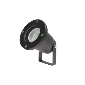FLORI GU10 ALU 250V IP65 98X150MM BLACK SPIKE ADJUSTABLE