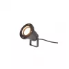 FLORI GU10 ALU 250V IP65 98X150MM BLACK SPIKE ADJUSTABLE