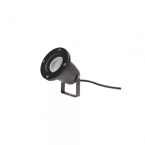 FLORI GU10 ALU 250V IP65 98X150MM BLACK SPIKE ADJUSTABLE