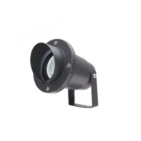   FLORI GU10 ALU ANGLE 250V IP65 98X185MM BLACK SPIKE ADJUSTABLE