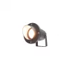 FLORI GU10 ALU ANGLE 250V IP65 98X185MM BLACK SPIKE ADJUSTABLE
