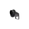 FLORI GU10 ALU ANGLE 250V IP65 98X185MM BLACK SPIKE ADJUSTABLE