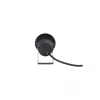 FLORI GU10 ALU ANGLE 250V IP65 98X185MM BLACK SPIKE ADJUSTABLE