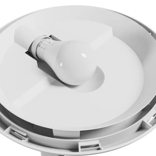 NYMPHEA OMNI WHITE E27 230V IP65 IK08 FI300X90MM WHITE ROUND