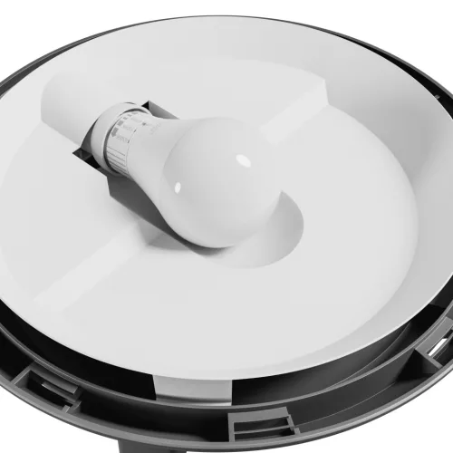 NYMPHEA OMNI BLACK SENSE E27 230V IP65 IK08 FI300X90MM BLACK ROUND SENSOR MODULE