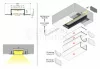 TOPMET LED-profil VARIO30-04 ACDE-9 1000 mm natúr